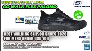 Unboxing & review on feet SKECHERS SLIP-INS GO WALK FLEX PALOMO CASUAL WALKING ON SHOES ORIGINAL