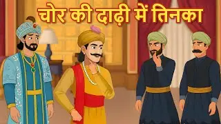 चोर की दाढ़ी में तिनका  | Akbar Birbal Ki Kahani Ep-13