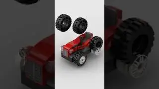 LEGO 60461 &ndash; Tractor Build Render 🚜 (No Hands!) #shorts