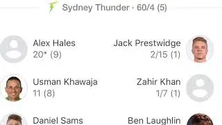 Big bash League 2019-20 Match 25 Highlights Brisbane heat vs Sydney thunder