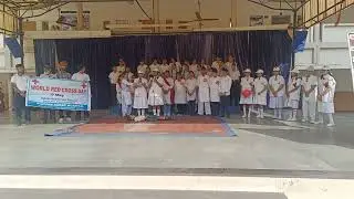 World Red Cross day Buddha Dal Public School Patiala Trg demo awareness by KakaRam Verma