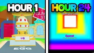 Высиживаю оригинальное яйцо 24 часа в Bubblegum Simulator Infinity! 👑