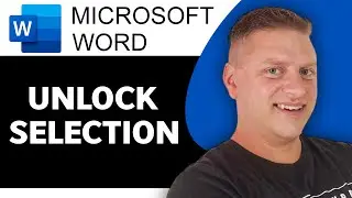 How to Unlock Selection in Microsoft Word | Word Tutorial 2025