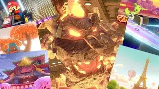 Mario Kart 8 Deluxe - All Course Intros (All DLC Included)