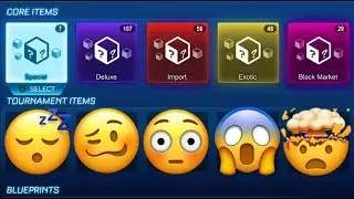 Trading Up *ENTIRE INVENTORY* in Rocket League Season 15!