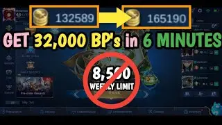 HOW TO GET BP FAST IN ML | EARN BATTLE POINTS FAST IN MOBILE LEGENDS: BANG BANG