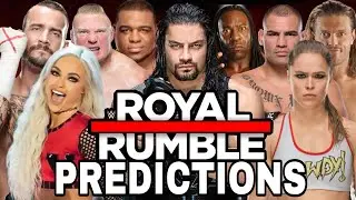 WWE ROYAL RUMBLE 2020 FULL SHOW PREDICTIONS