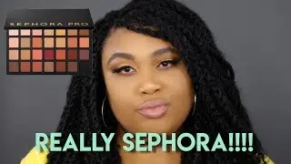 Overpriced and Overhyped!!  Sephora Pro Warm Palette Review (Swatches & Demo)