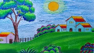 Picturesque rural landscape for novice artists || interior design