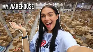 I MOVED INTO A WAREHOUSE! Small Business Moving Vlog + Fulfillment Center!
