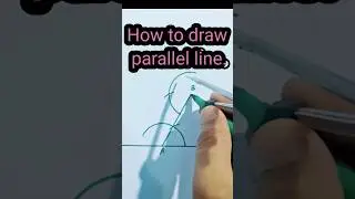 how to draw parallel lines l how to draw parallel lines with compass #shorts #trending #viral
