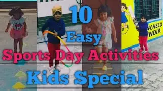 10 Easy Activities For Kids On National Sports Day | National Sports Day Kids Activities
