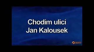 FullHD karaoke Chod&iacute;m ulic&iacute; - Jan Kalousek - uk&aacute;zka
