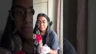 Dying her hair RED @twinklebhandari7920 | No Bleach #haircolor #redhaircolor #sharktankindia