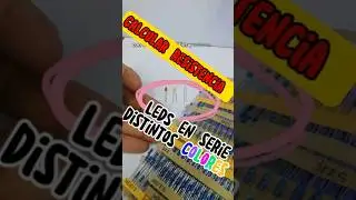 Luz y Color: Series de Luces LED con Resistencias Calculadas