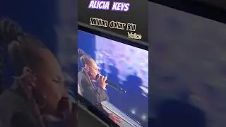 voice Alicia Keys - Million dollar Bill live - concert teatro #movie #aliciakeys #short #million