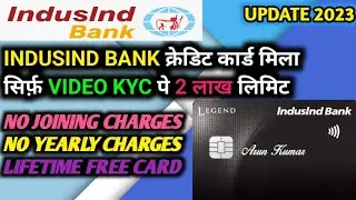 Without Income Proof Indusind Bank Credit Card | Life Time Free Credit card