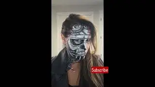 Arnold Schwarzenegger - terminato#makeup #makeupart# terminator#arnoldschwarzenegger #cosplay#robot
