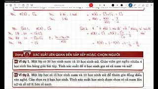 Chữa ví dụ Tính xác suất của 1 biến cố