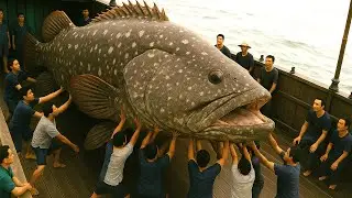 Riesiger Zackenbarsch &ndash; Niemand Erwartet Solche Monsterfische vor Vietnams K&uuml;ste!