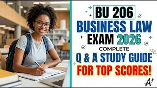 BU 206 Business Law Review Exam Q & A 2026 (Complete And Verified Study material) (15pages) LEARNEXM