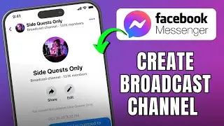 How To Create Broadcast Channel On Facebook Messenger 2024 (Newest Update)