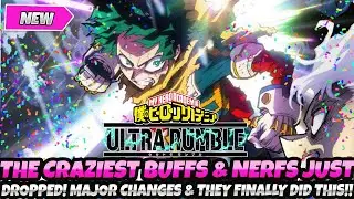 *BREAKING NEWS!* THE WILDEST BUFFS & NERFS JUST DROPPED! MAJOR NEW CHANGES (My Hero Ultra Rumble