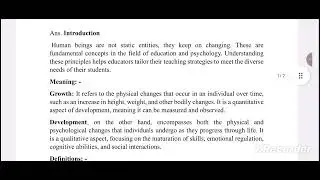 How to write an answer for your theory exams  | Du | Ggsipu | MDU | B.Ed | M.Ed