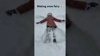 #Making snow fairy 🧚 ❄️