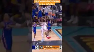 Florida vs Auburn: Alijah Martin poster slam on two defenders #shorts #basketball #highlights
