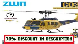 #C032 RC Helicopter 2.4G 6-Aixs Gyroscope 6CH Altitude Hold Optical Flow Brushless Remote Control H