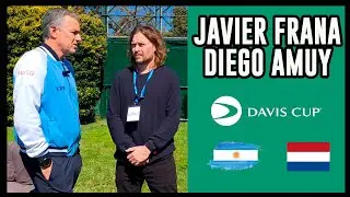 Diego Amuy y Javier Frana en la Trinchera- Copa Davis Argentina vs Países Bajos