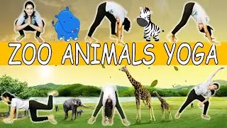 Zoo Animal Yoga Poses | YOGA for Kids I Animal Yoga for Kids | Yoga Classes for kids | Kids Yoga |