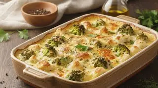 A tasty and healthy dish with broccoli! New recipe! Broccoli casserole