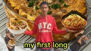 My first long vlog today I spent 500 hundred rupees on food 🍲 