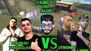 MAUMAU E VANQUILHA VS LZINN E STRONG! A MELHOR PARTIDA DO CAMP X2 DO ALOK!