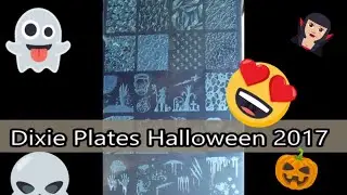Dixie Plates Halloween 2017 Stamping Plate Product Spotlight