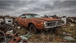 ASMR Car Restoration: Full Rust Removal & Silent Abandoned Car Repair