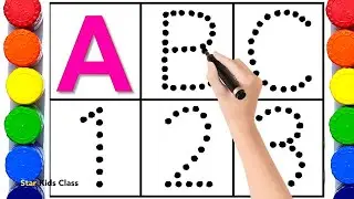 Learn to count, One two three, 123 Numbers, 123, 1 to 100 counting, abc, a to z alphabet - 135