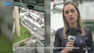 Detentos fogem da penitenciária em Florianópolis