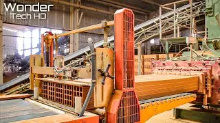 Inside Mega Clay Brick Factory - Modern Brick Manufacturing Process
