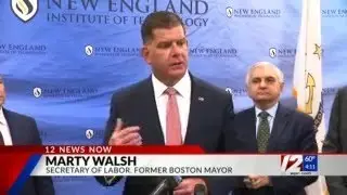 Marty Walsh visits NEIT