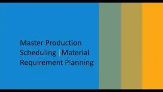 Material Requirements Planning with OptiProERP