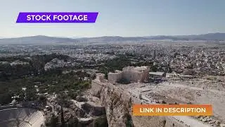 Greece 🇬🇷 Athens Acropolis Drone [4K] Clip 10