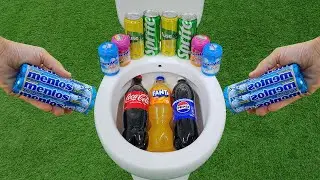 Большие Pepsi, Coca Cola, Fanta против популярных газировок!!! Double Fuse Tea, Sprite и Mentos в...