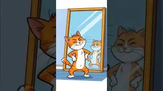 Dancing Cat 😹 | Funny Cartoon Story | Viral Cat Short