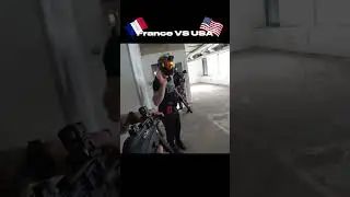 AIRSOFT : FRANCE VS USA #airsoft #airsoftcqb #milsim #paintball #warzone #military #combat #army