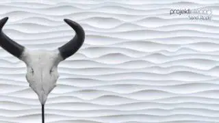 3D Wall Panels, Sand Ripple 3D MDF Wall Panels by Projekt Interiors