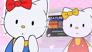 Hello Kitty Illegally Downloads Music