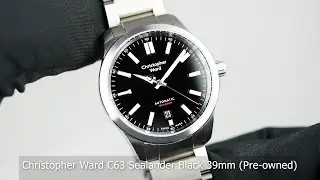 Christopher Ward C63 Sealander Black 39 мм (б/у)